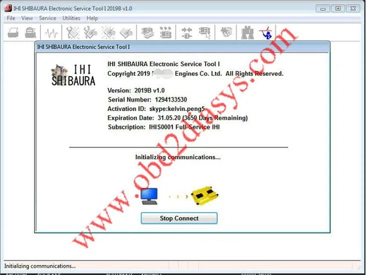 IHI SHIBAURA Electronic Service Tool I 2019B EST ISM Service Tool